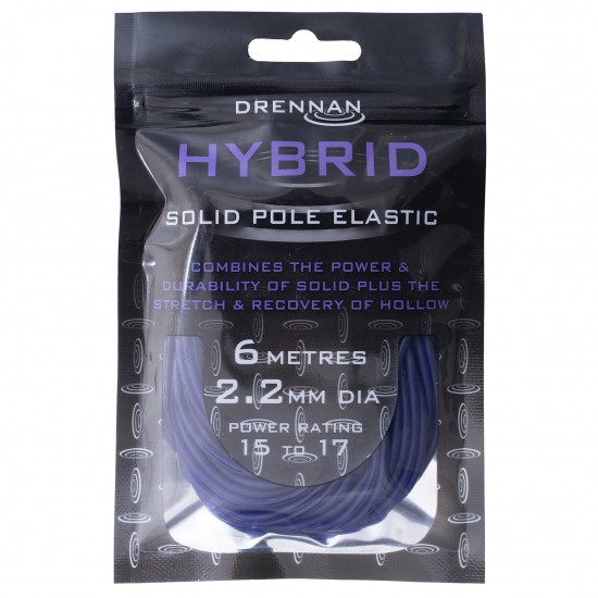 Elastic Rubeziana Drennan - Hybrid Elastic 2.2mm Purple 6m Elastic Rubeziana Drennan - Hybrid Elastic 2.2mm Purple 6m